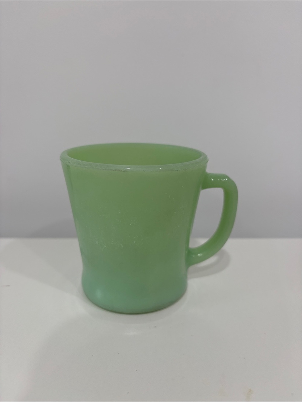 Vintage Fire-King Jadeite D-Handle Mug Anchor Hocking USA